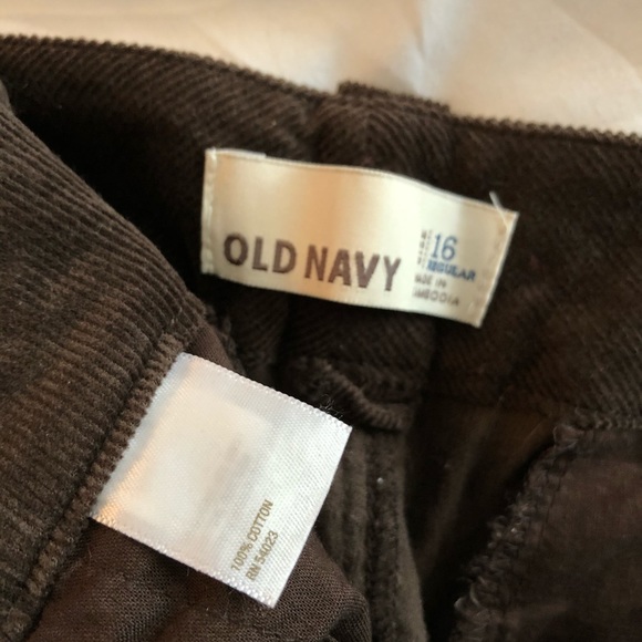 Tan wide leg corduroy pants - Picture 2 of 2